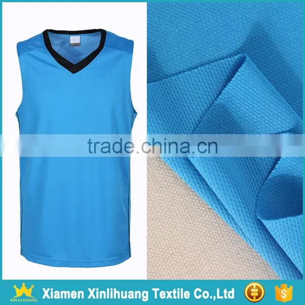 New Arrival Multicolor Dry Fit Pure Polyester Knitted Bird Eye Mesh Fabric for Sportswear photo-3