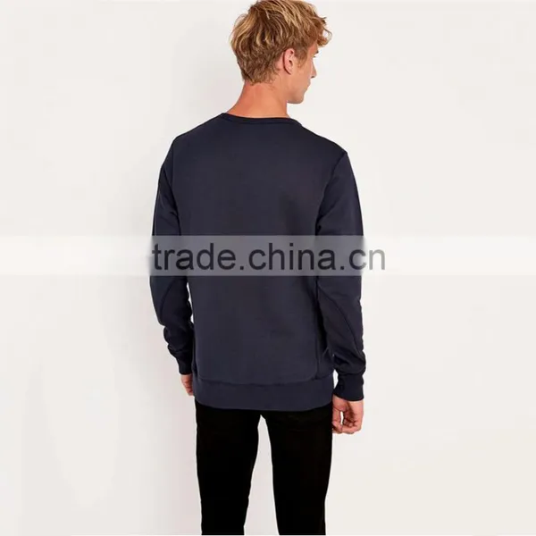 Custom Bulk Sweater Plain Crewneck Sweatshirt Without Hood photo-3