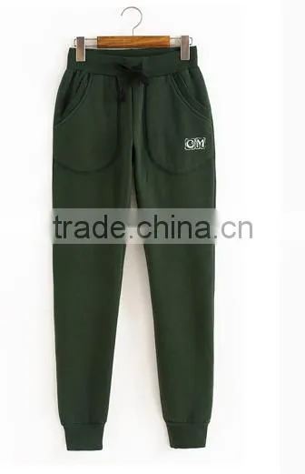 Customized CVC 80/20Cotton Sports Pants Cheaper Promotional Pants for Women photo-2
