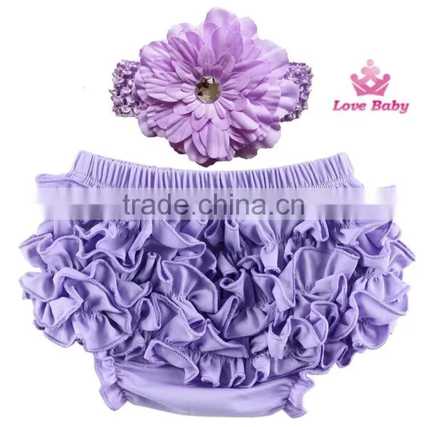 Princess Baby Girls Cute Bloomers Ruffle PP Pants Shorts Bow Diaper Nappy Cover LBS5052506 photo-2