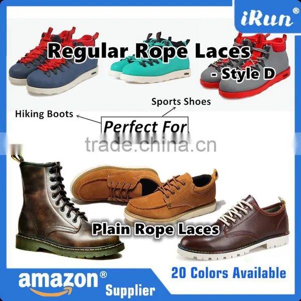 Light Gray Youth Candy Color Rope Laces Polyester Rope Lace - Yeezy Rope Laces Plain Rope Laces - 20 Colors Available photo-6