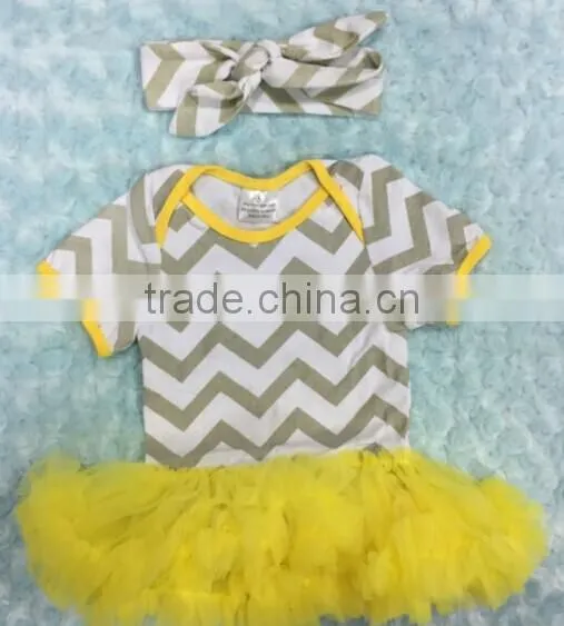 2015 New Baby Cotton Rompers With Tutu Dress Tutu Rompers Long Sleeve Girls Jumpsuits With Matched Headband Set photo-4