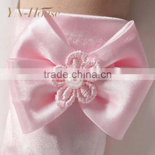 Blue Satin Gloves Pictures