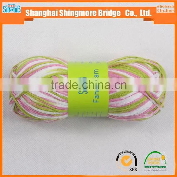 Knitting Yarns China Factory Direct Wholesale Oeko Tex Certified 100% Acrylic Knitting Tape Yarn With High Quality but Low Price photo-2