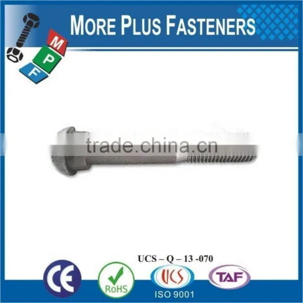 Made In Taiwan Button Head Fish Bolts With Round Head Oval Neck And Rolled Thread Track Bolt photo-2