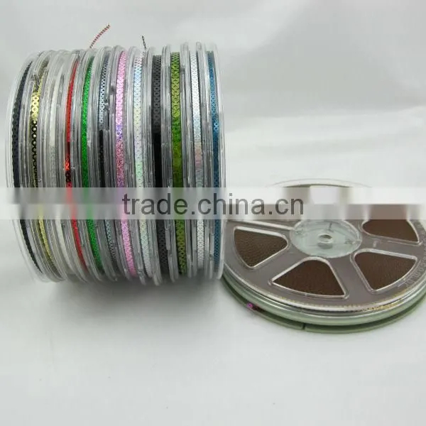 Embroidery Chain Sequins Roll High Quality PET Sequins photo-5
