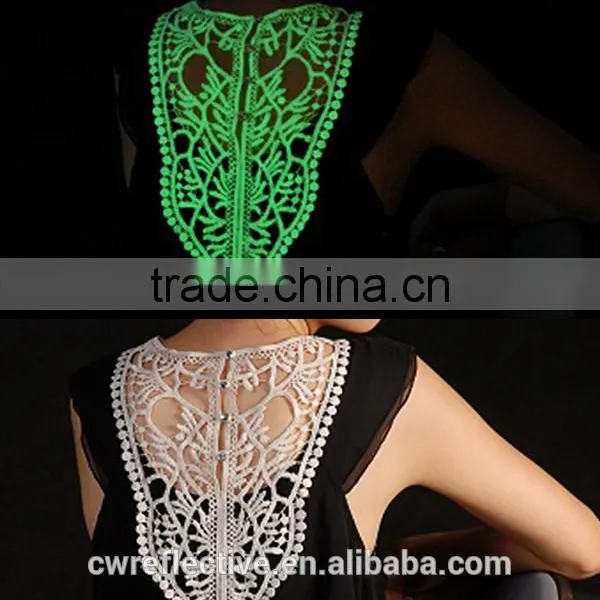 China Supplier Fluorescent Green Glow in the Dark Yarn for Embroidery photo-6
