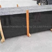 Black Galaxy Polished Granite Long Strips