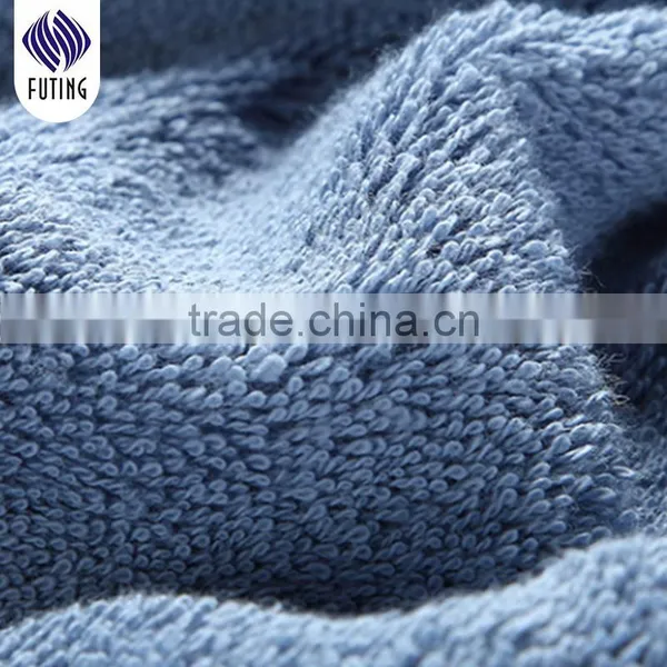 Pure White Custom Embroidery Logo Bathroom Towels 5 Star Hotel Towel Set for Cheap Wholesale photo-5