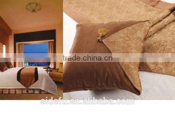 Factory Manufactural Wholesale Design Decorative High Quality Hotel King Size Bed Runner photo-5
