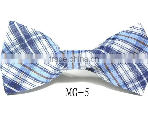 Cotton Checkered Children Kid Boy Toddler Baby Child Pre Tied Neck Bow Tie photo-6