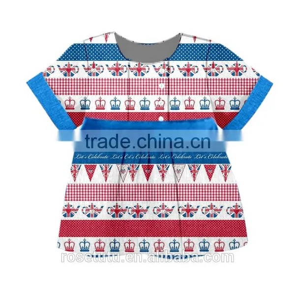 Banner Represents the Country Now Beautiful Banner Pattern Printed on the Wholesale Children's Clothing