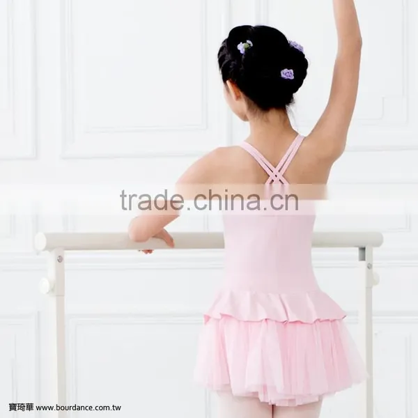 Bourdance Ballet Double Straps X Back Girls Dance Costume Dress photo-2