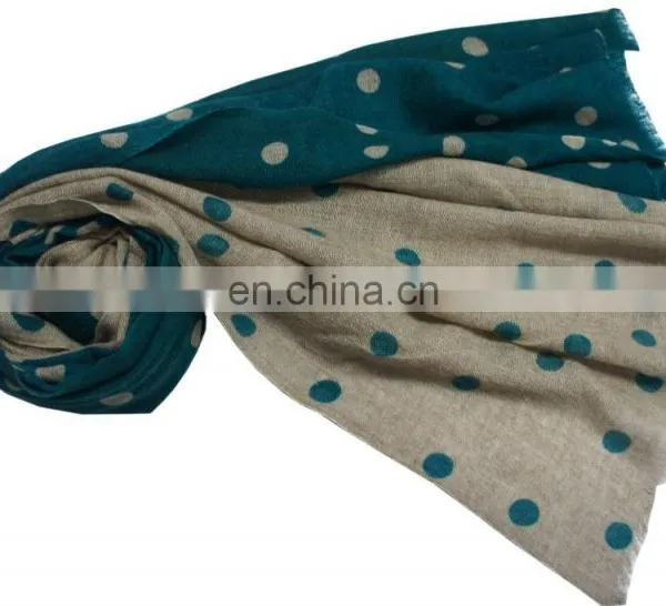 Cashmere Pashmina Wool Polka Dot Shawls photo-3