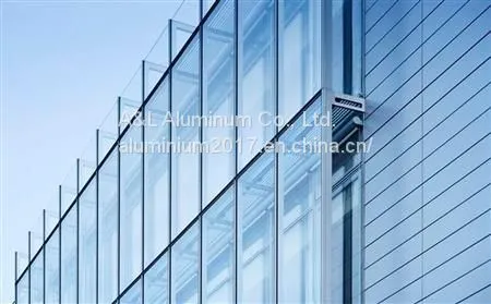 Алюминиевая каркасная фасадная система YS-CURTAIN WALL-01