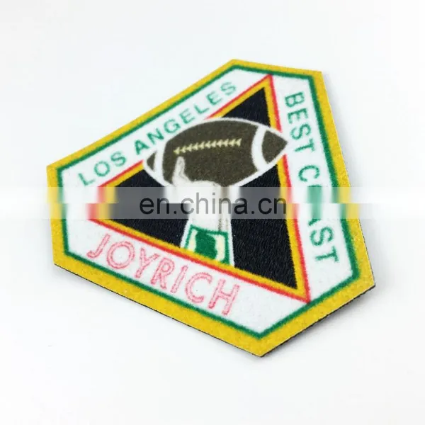 Factory Direct World Cup Patches 3d Flock Patch Flock Transfer Printing 3d Flock Heat Transfer photo-2