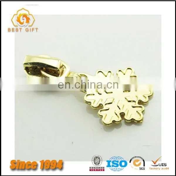 Wholesale Custom Cheap Garment Accessories Jacket Gold Metal Logo Zippers photo-5