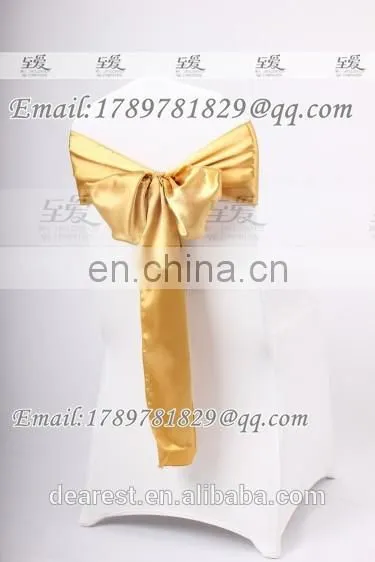 Banquet Satin Ribbon Chair Cover Sash photo-2