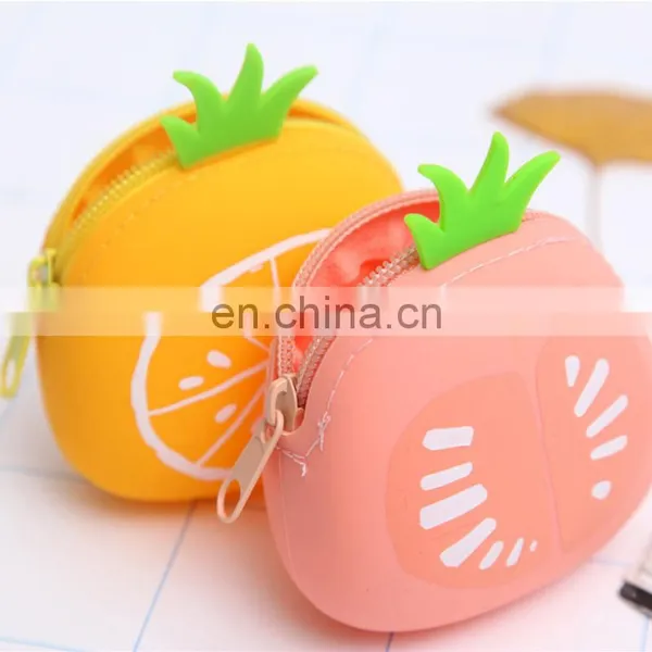 Cute Emoji Bags Women's Silicone Rubber Coin Purse Zipper Pocket Size Pouch Change Wallet photo-7