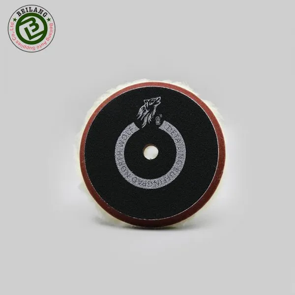 100% Lambs Car Polishing Pad / Wool Buffing Pad for Car Polishing photo-2