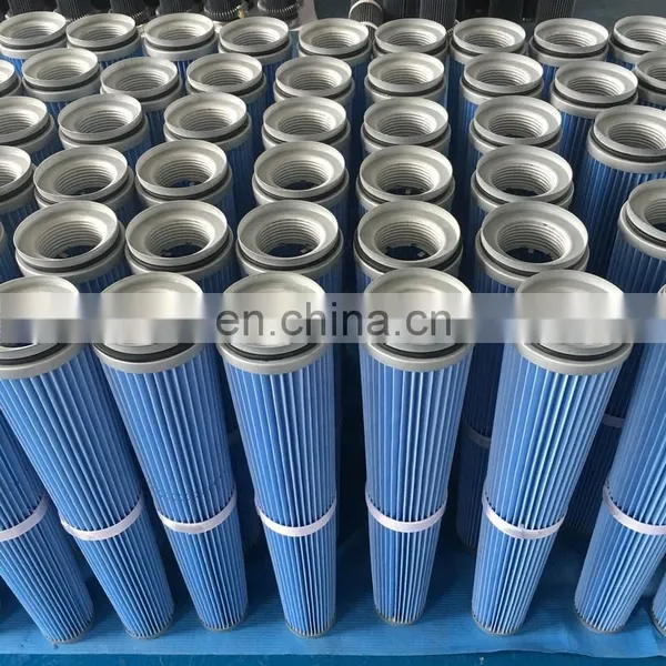 Spun Bond Polyester Membrane Industrial Dust Filter Cartridge photo-5
