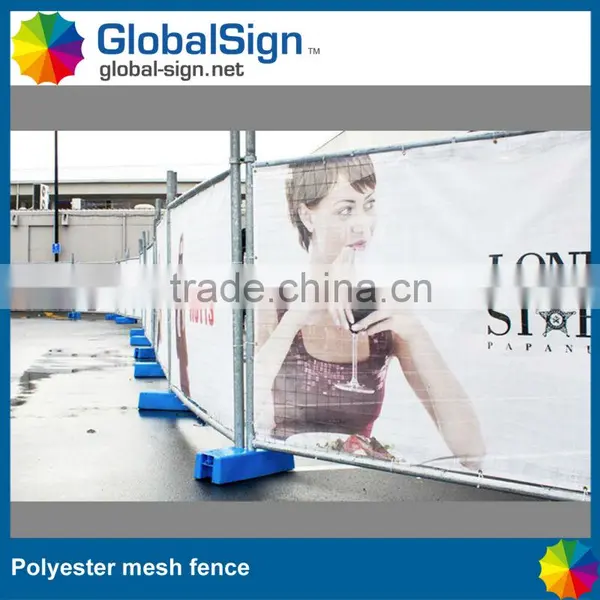 GlobalSign Sublimation Printed Polyester Mesh Fence for Sports photo-4