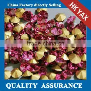 0522C China Exporter Point Back Rhinestone Flat Back, Round Point Back Rhinestone Factory, Cheap Crystal Point Back Wholesaler photo-4