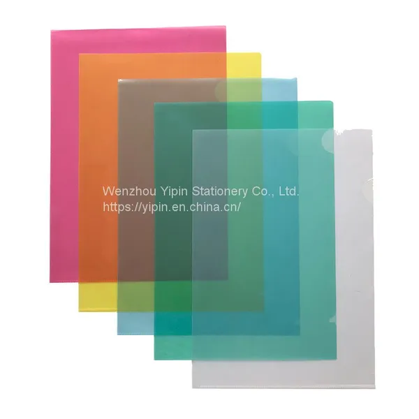 L Shape Folder, Transparent L Folder for School for Office photo-2