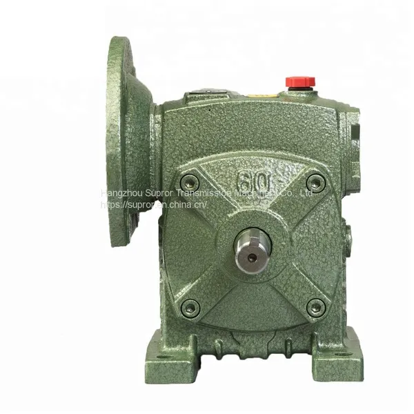 Wp Series 1400rpm Electric Motor Horizontal Worm Cast Iron Industrial Use Gearbox photo-5