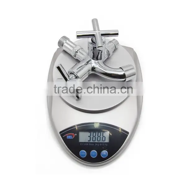 2 Way Basin Trough Sink Two Bibcock Tap Small Faucet for Washing Machine photo-3