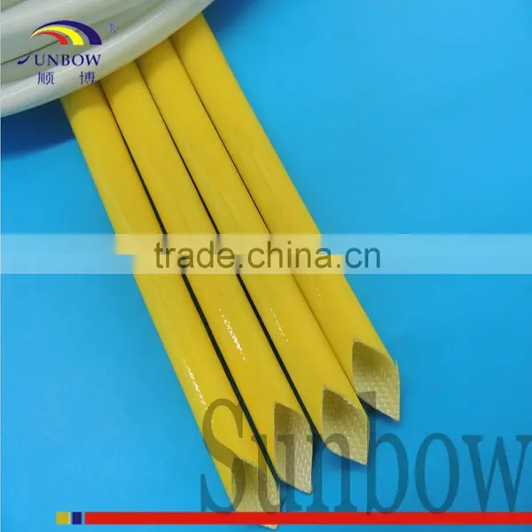 High Quality Silicone Fiberglass Braided Sleeve For Cable Management photo-4