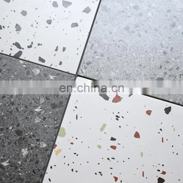 White Terrazzo Tile Antique Kitchen Balcony 300*300 All Porcelain Non-slip Floor Tile photo-4