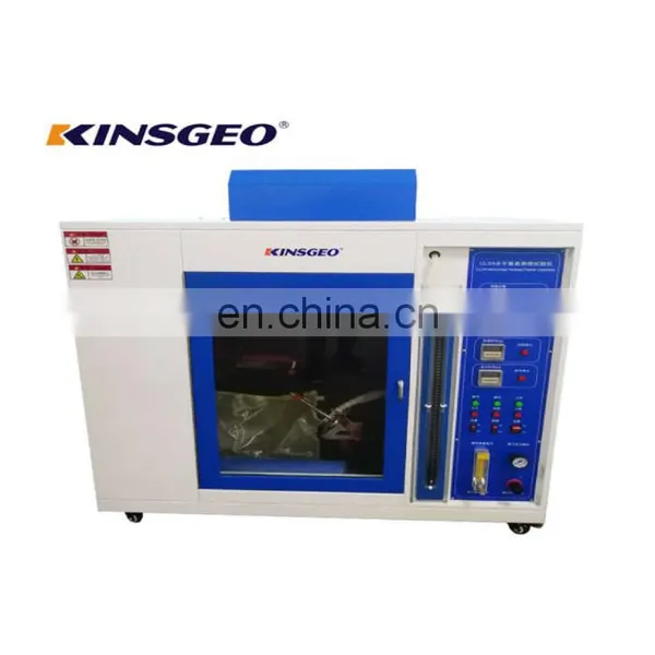 China Manufacturer Horizontal Vertical Burning Test Flame Performance Test Chamber photo-2