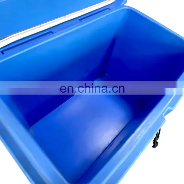 Dry Ice Cooling Container Cooler Box With Wheels Vaccine Carrier Cold Chain for Air Transport Box photo-3