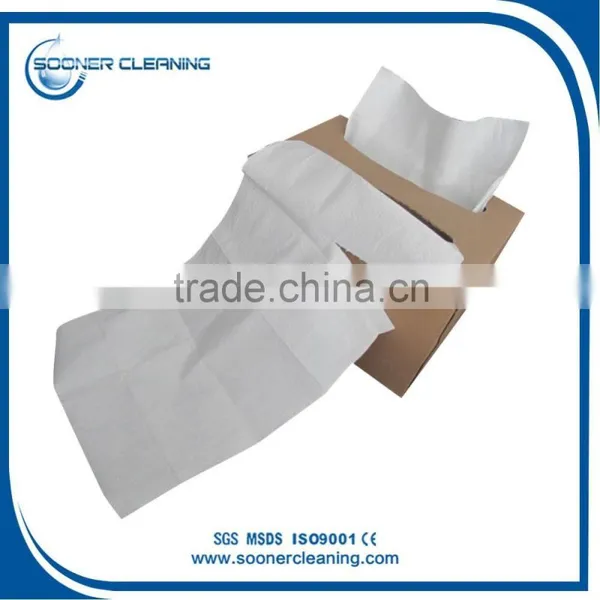 [soonerclean] High Efficient Of Water & Oil Absorption Capacit Woodpulp White Industrial Wiper,Cleanroom Wiper photo-5