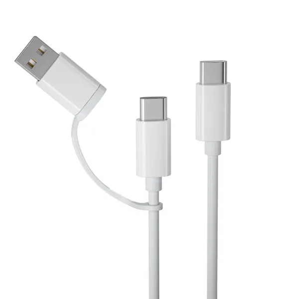100W PD Fast Charging 2 in 1 Type C to Type C and USB-A Cable 5A USB C Data Cable for Huawei Mate 40 Xiaomi 11 photo-2