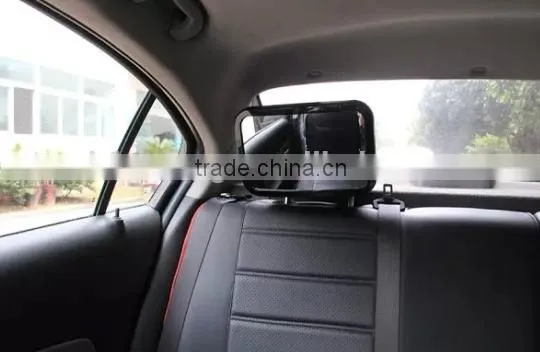 2016 New Adjustable Black Baby Car Mirror for Back Seat