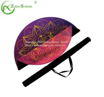 Circular Suede Rubber Multifunction Exercise Fitness Pilates Yoga Mat photo-2