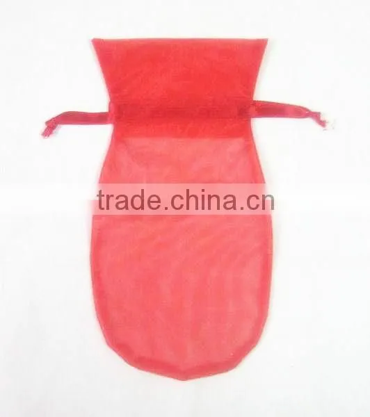 3"*8" Gold Draswtring Printed Gift Pouch With Silk-screen Printed for Christmas,party,holiday,everyday Packing photo-5