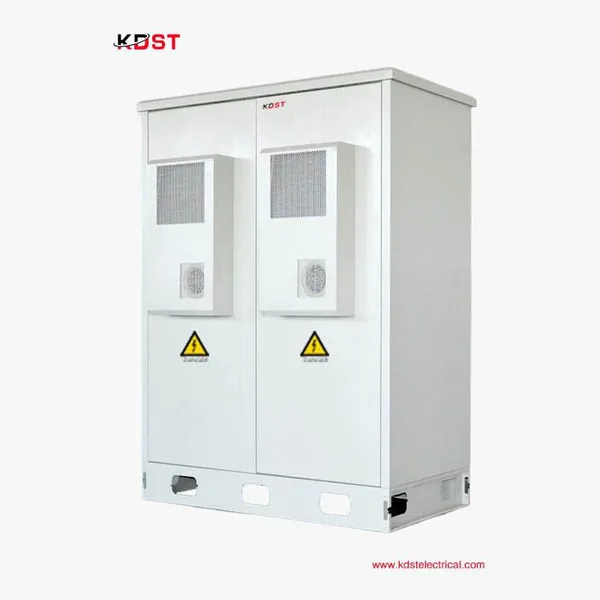 Телеком-кабинет 40U двухкамерный наружный шкаф IP55 с 48В 200Ач стояком для батарей и электрощитком-убежищем