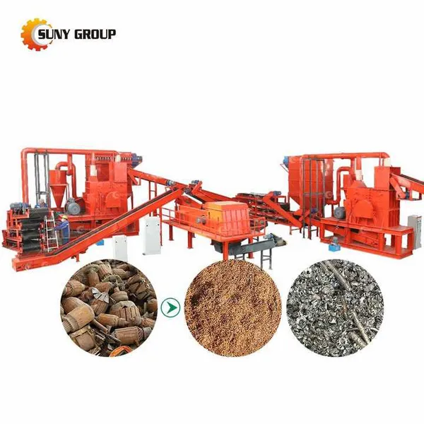 Automatic Motor Rotor Stator Crushing and Separating Line for Scrap Metal Recycling photo-2