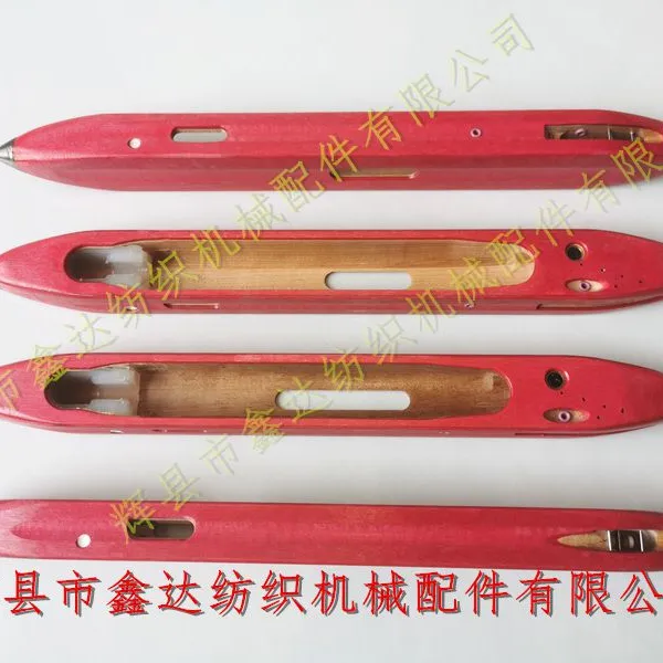 Wooden Shuttle With Red Steel Paper For Silk Loom photo-2