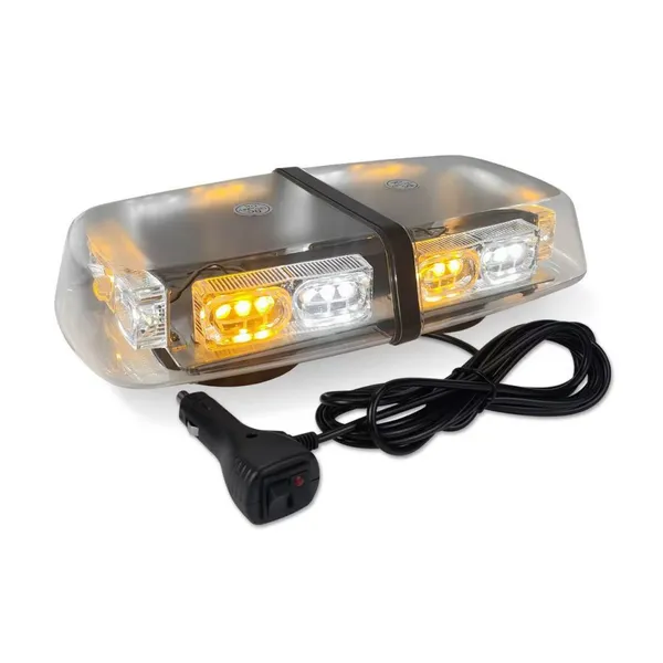 Car Flashing Yellow Lighting Roof Magnetically Mounted Car Signal Lamp Flashing Warning Lamps Short Row Strobe Light photo-3