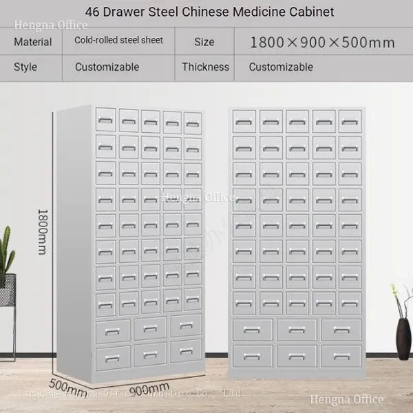 Customizable 40-Drawer Metal Parts Cabinet (120 Classifaction) With Partitions Rails &Smooth Guide for Laboratory and Workshop- OEM/ODM Supported