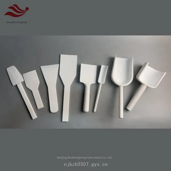 Polytetrafluoroethylene Precipitation Shovel for Collecting Wet Crystals, High-purity Sample Dispensing Spoon, Ptfe Medicine Collecting Spoon, Customizable photo-2