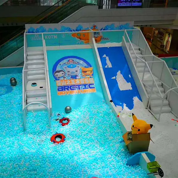 Indoor Small Amusement Park Equipment for Children's Playground, Ball Pit, Trampoline Park, Outdoor Slide photo-4