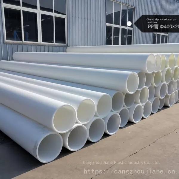 Frpp Pipes for Discharging Oily Wastewater From the Central Kitchen of a Food Factory, With a Temperature Resistance Range From -20°c to 90°c photo-2