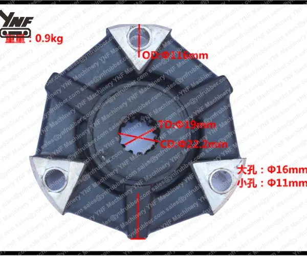 High-Quality Excavator Flexible Rubber Coupling Assy Hydraulic Pump Engine Drive Coupling photo-5