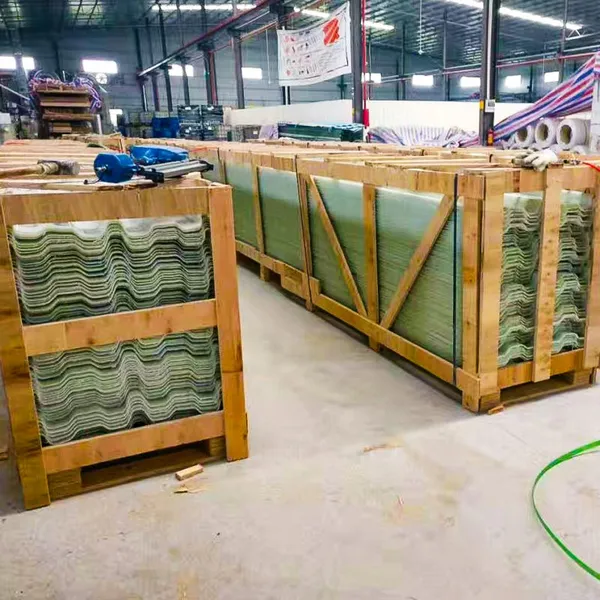 Corrosion Resistant Weathering GRP Roof Profile Sheet Corrugated Warehouse GRP Roof Profile Sheet photo-5