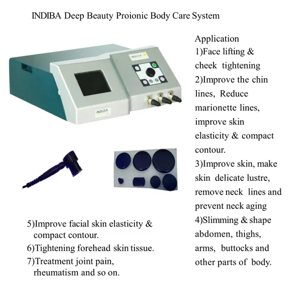 RF Beauty Equipment INDIBA ER45 200W 40MHz Portable Radio Frequency Machine With 5 Probes photo-3